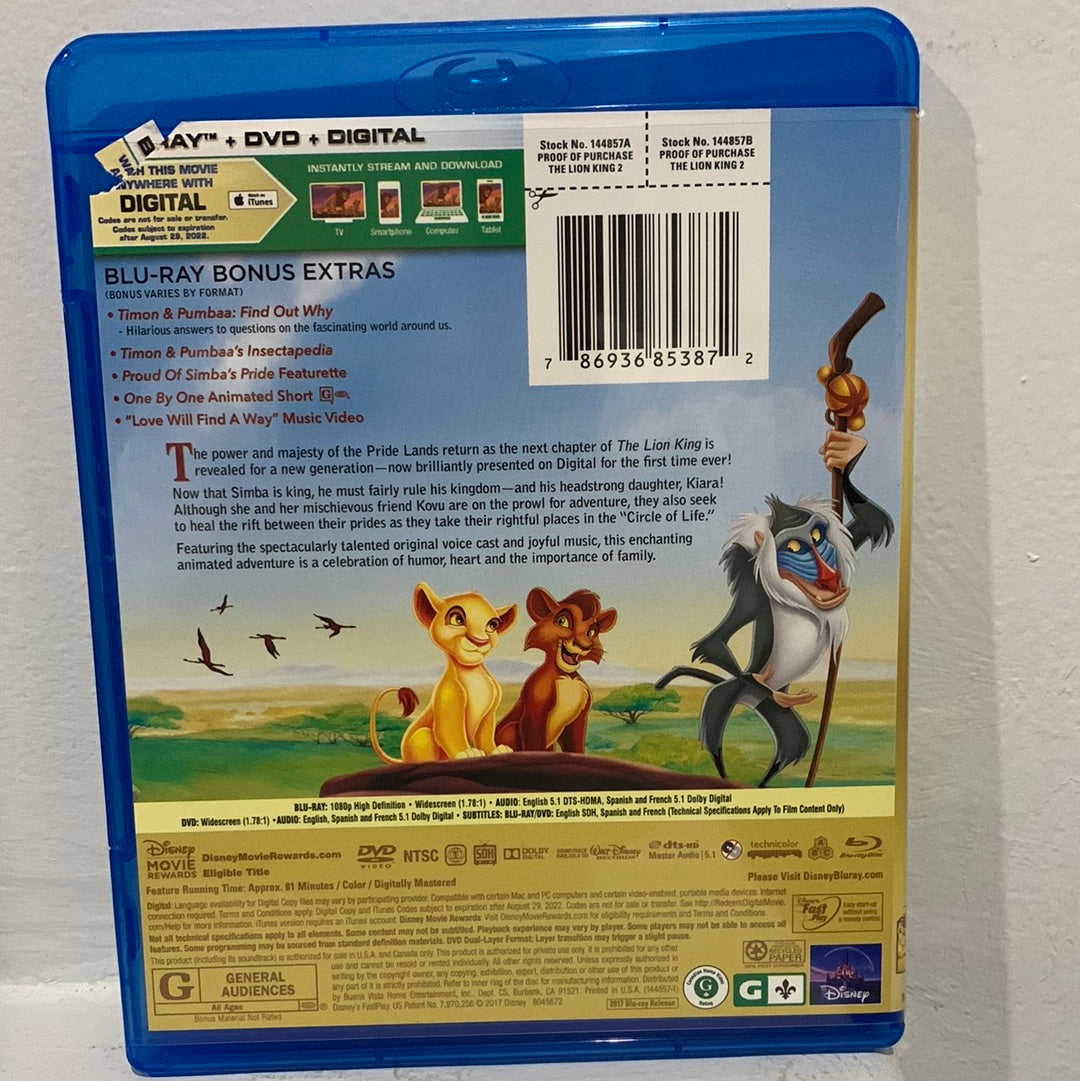 Lion King II: Simba's Pride, The (1998)