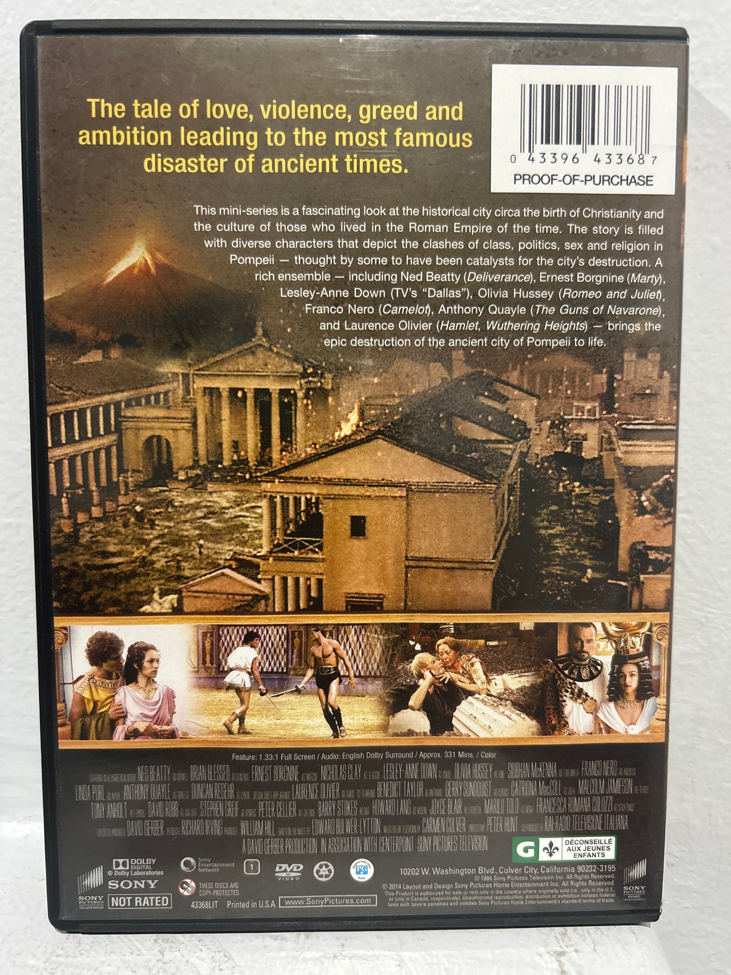 The Last Days of Pompeii : TV Mini Series (1984) - The Complete Series