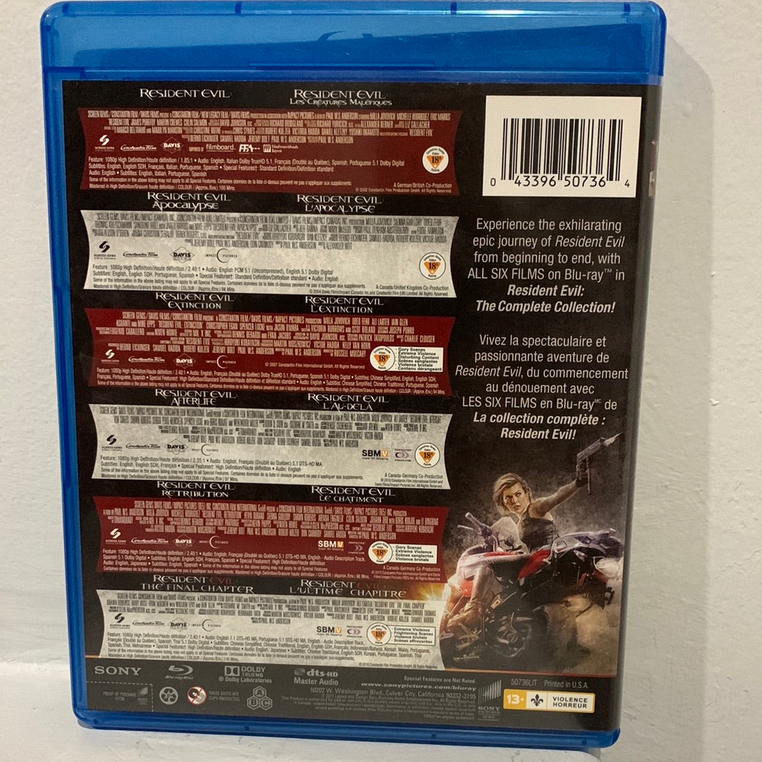 Resident Evil, The - 6 Films Collection