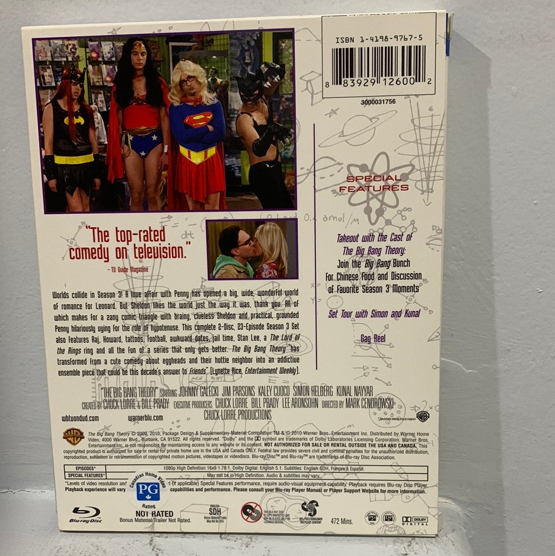Big Bang Theory, The: TV Series (2007-2019): The Complete Third Season