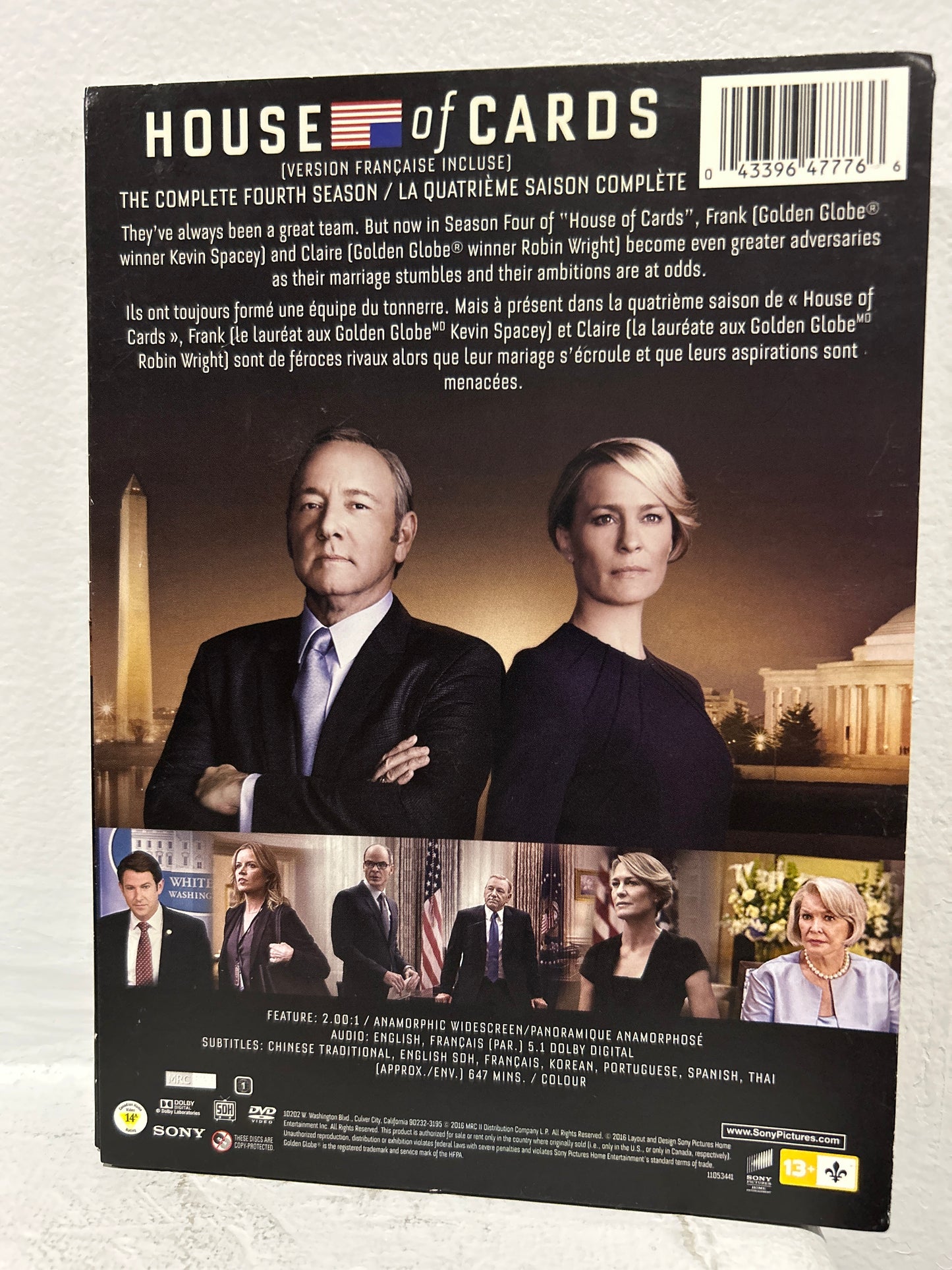 House of Cards : TV Series (2013-2018) - The Complete Fourth Season