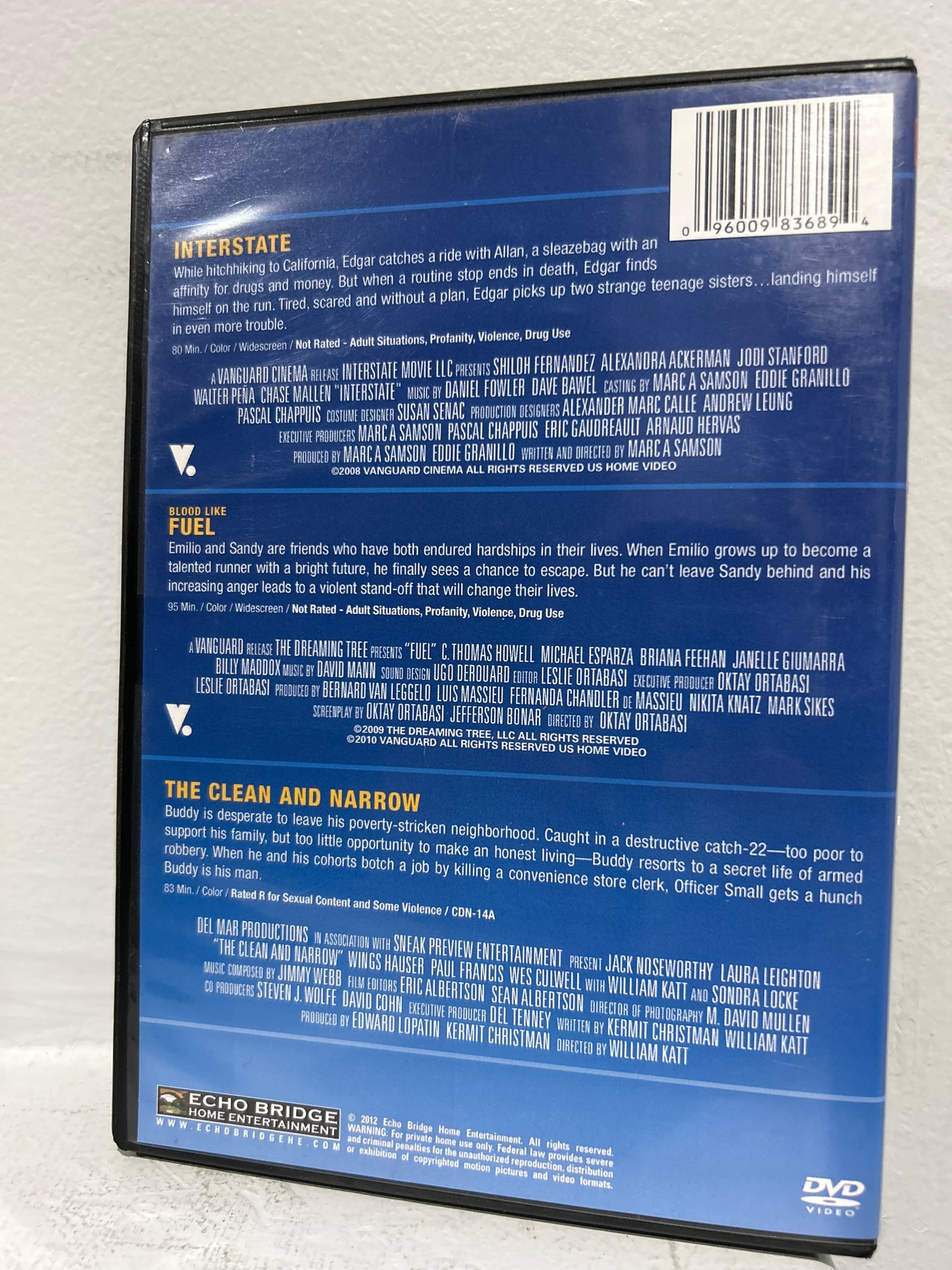 Interstate (2007) & Blood Like... Fuel (2007) & The Clean and Narrow (2000)