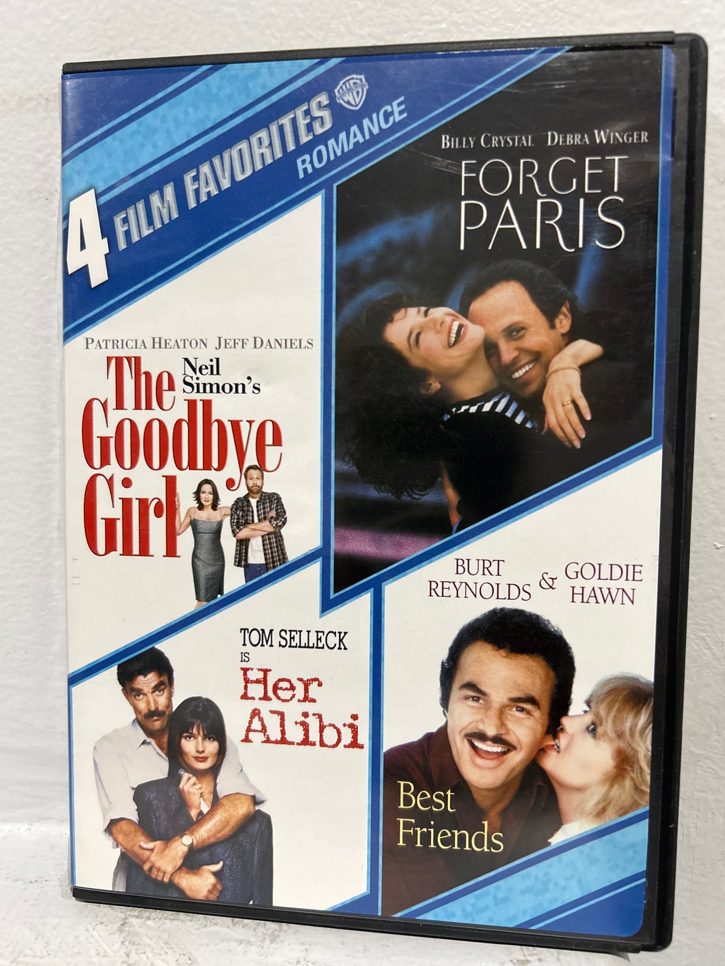 Her Alibi (1989) & Forget Paris (1995) & The Goodbye Girl (2004) & Best Friends (1982)