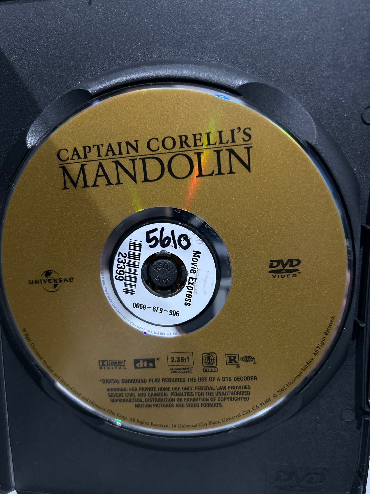 Captain Corelli's Mandolin (2001)