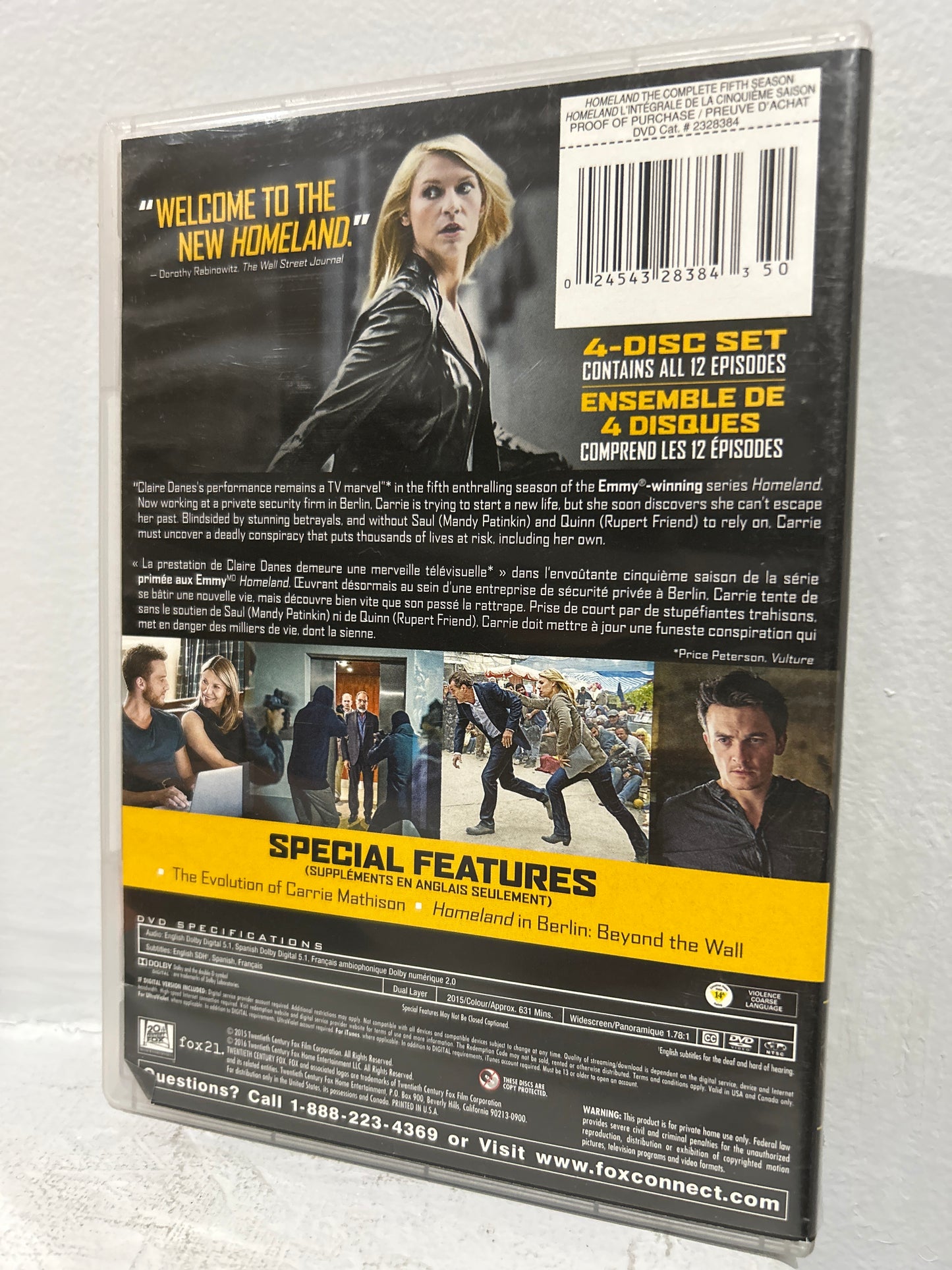 Homeland : TV Series (2011-2020): The Complete Fifth Season