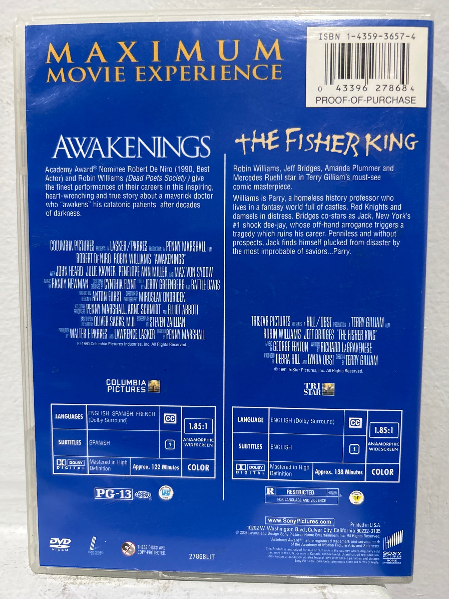 Awakenings (1990) & The Fisher King (1991)