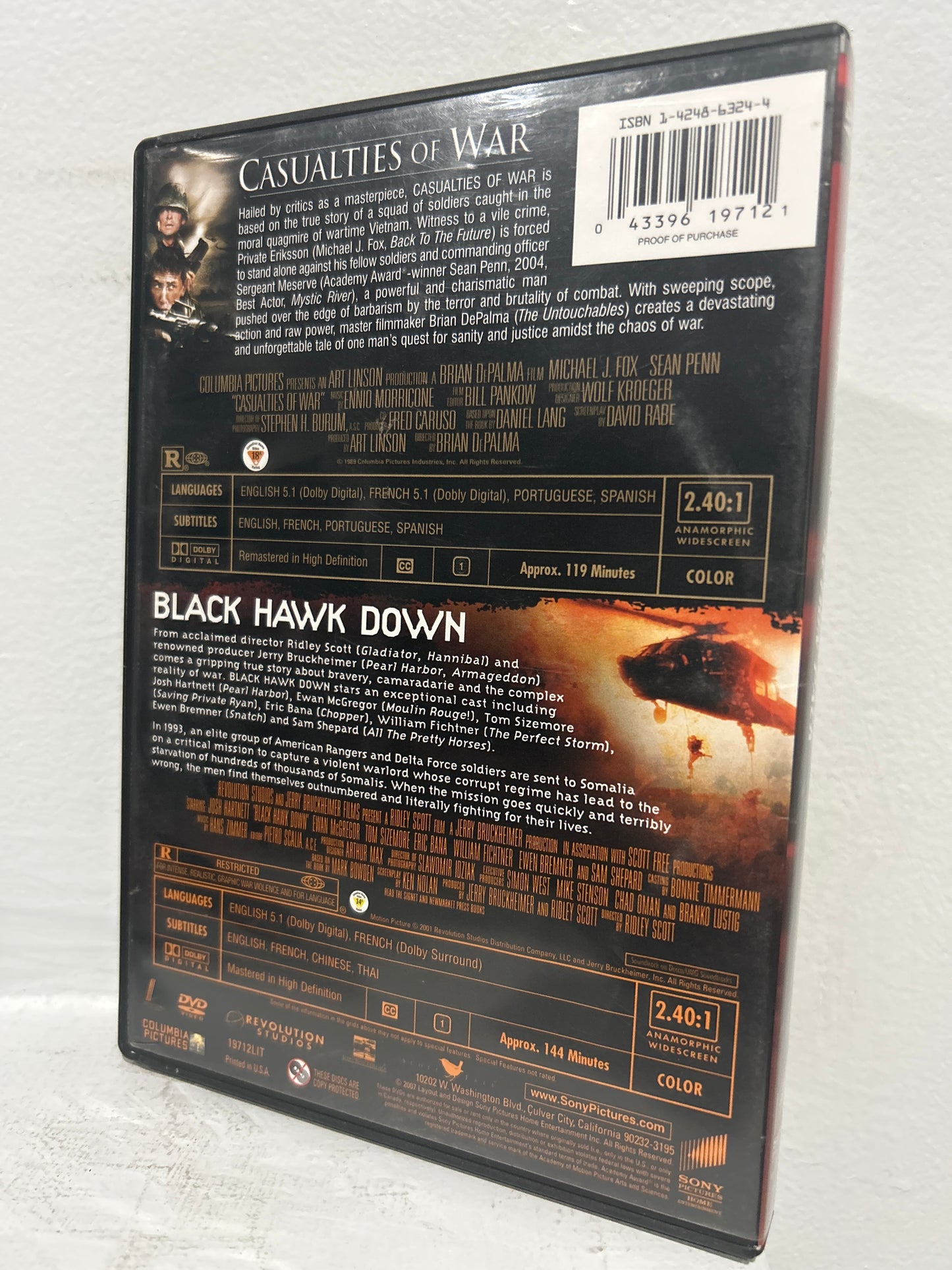 Casualties of War (1989) & Black Hawk Down (2001)