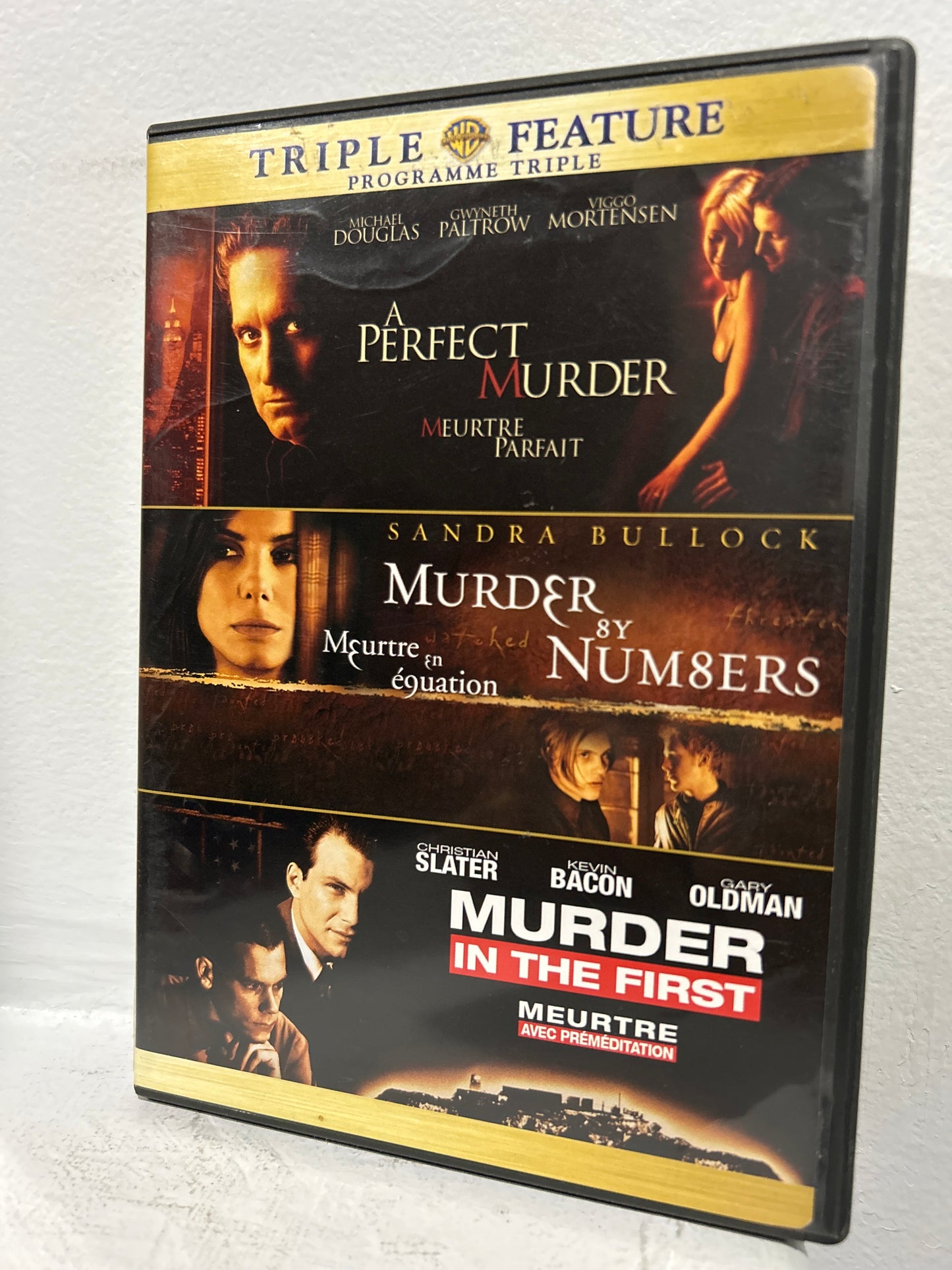 Perfect Murder, A (1998) & Murder by Numbers (2002) & Murder in the First (1995)