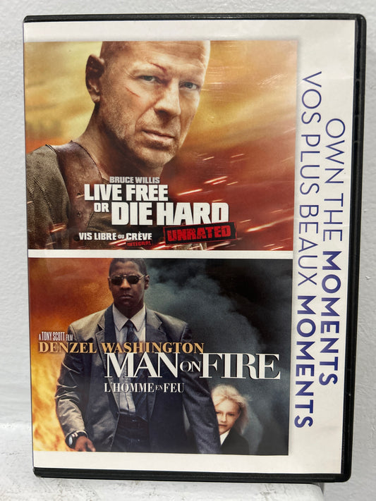 Live Free or Die Hard (2007) & Man on Fire (2004)