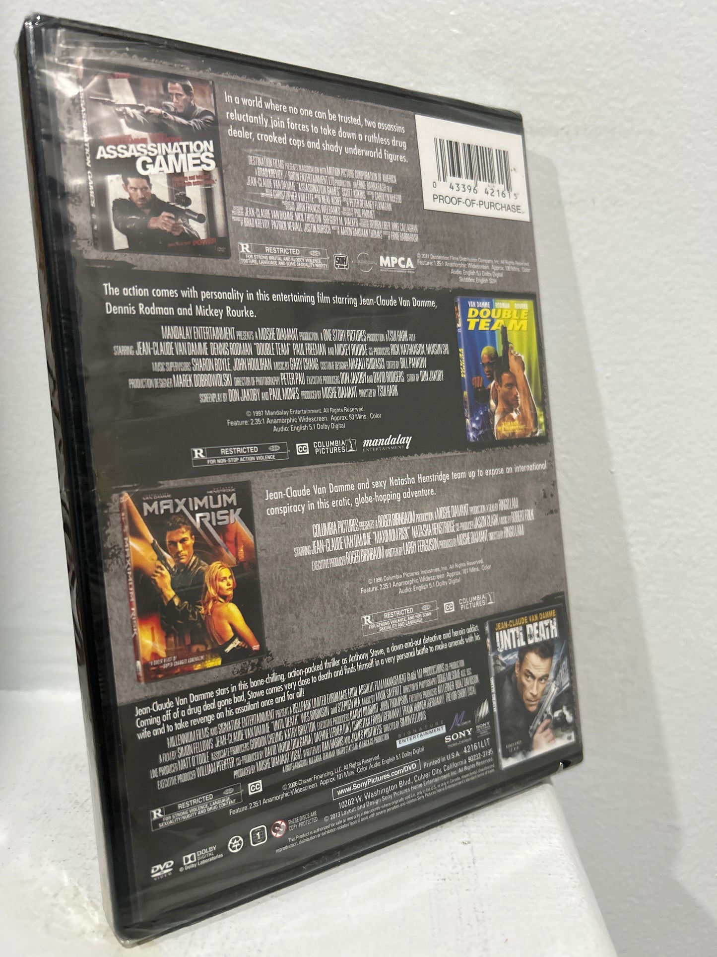 Assassination Games (2011) & Double Team (1997) & Maximum Risk (1996) & Until Death (2006)
