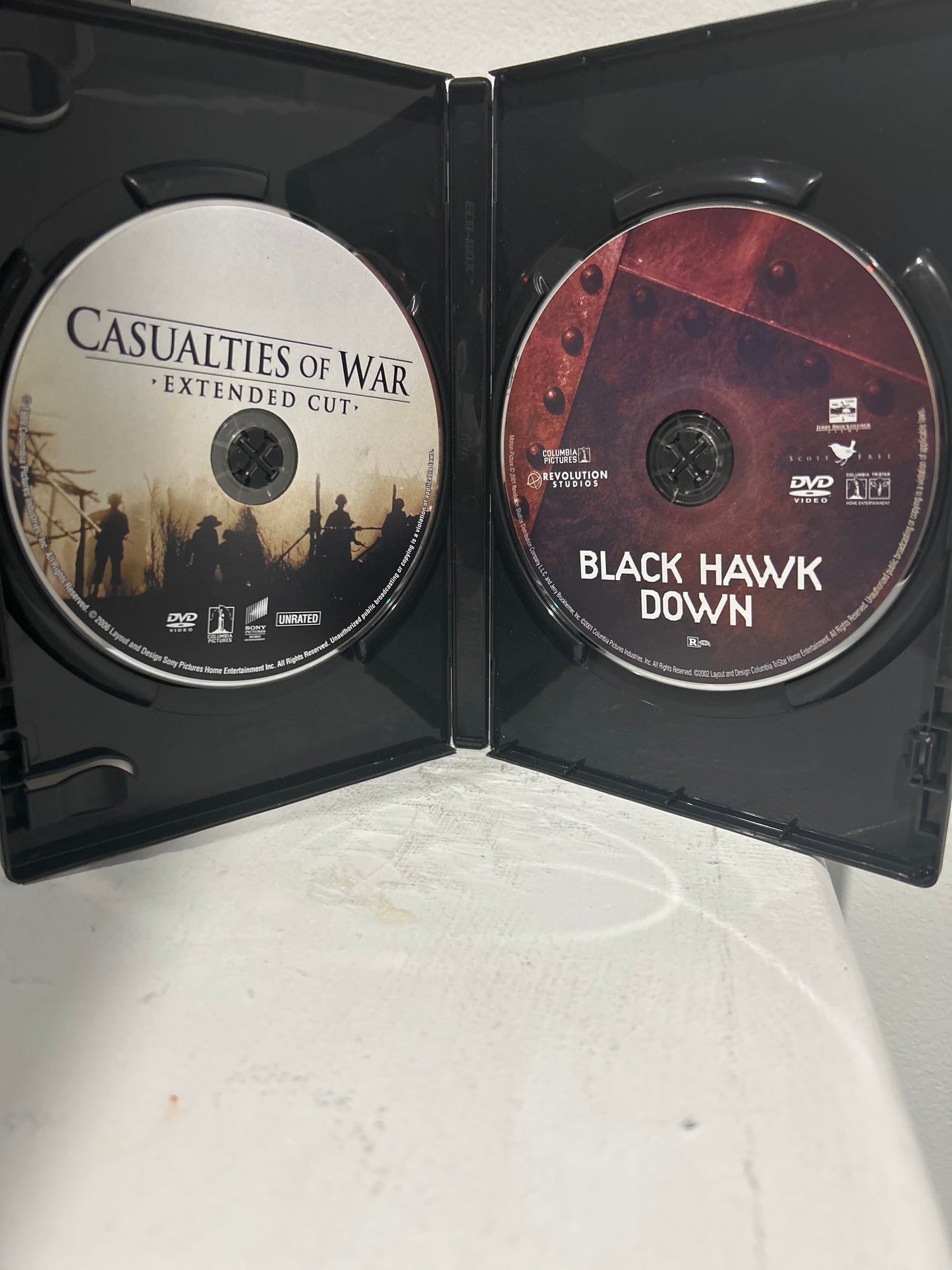 Casualties of War (1989) & Black Hawk Down (2001)