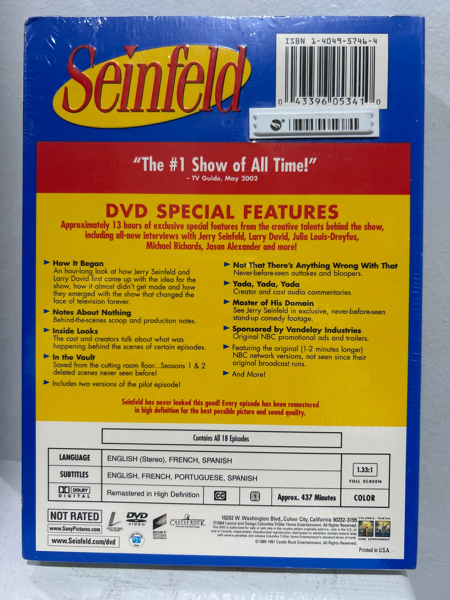 Seinfeld : TV Series (1989-1998): Seasons 1 & 2