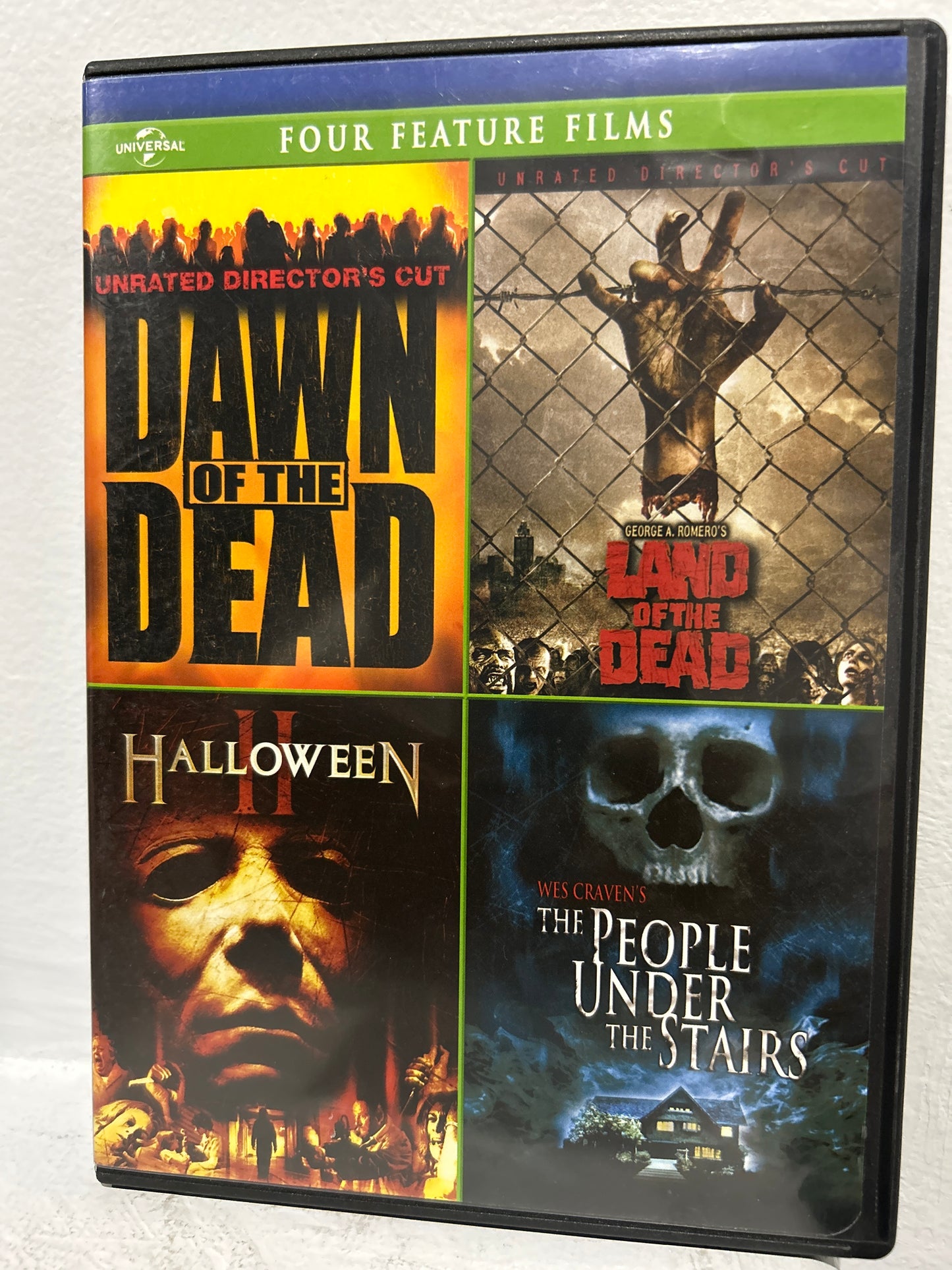 Dawn of the Dead (2004) & Land of the Dead (2005) & Halloween II (1981) & The People Under the Stairs (1991)