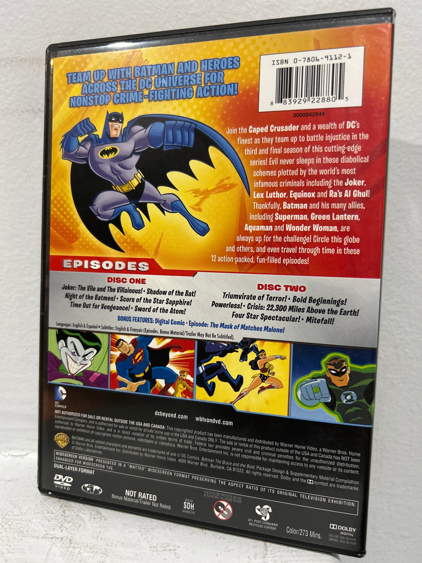 Batman: The Brave and the Bold: TV Series (2008-2011) - The Complete Third Season