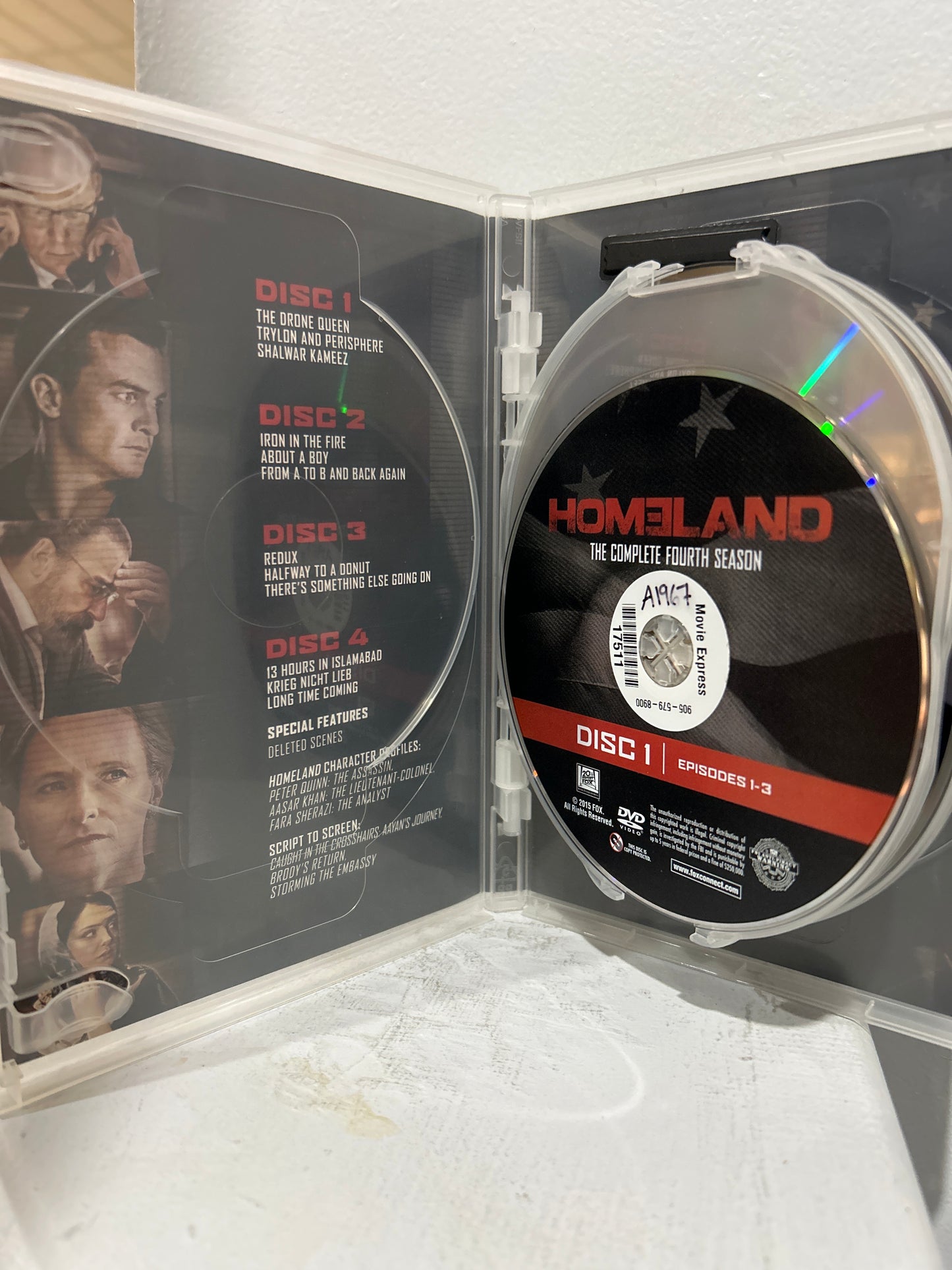 Homeland : TV Series (2011-2020): The Complete Fourth Season