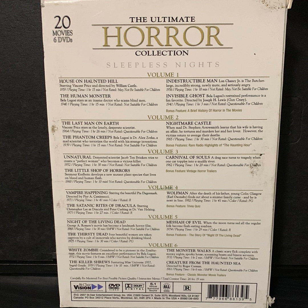 The Ultimate Horror Collection (20 Films)