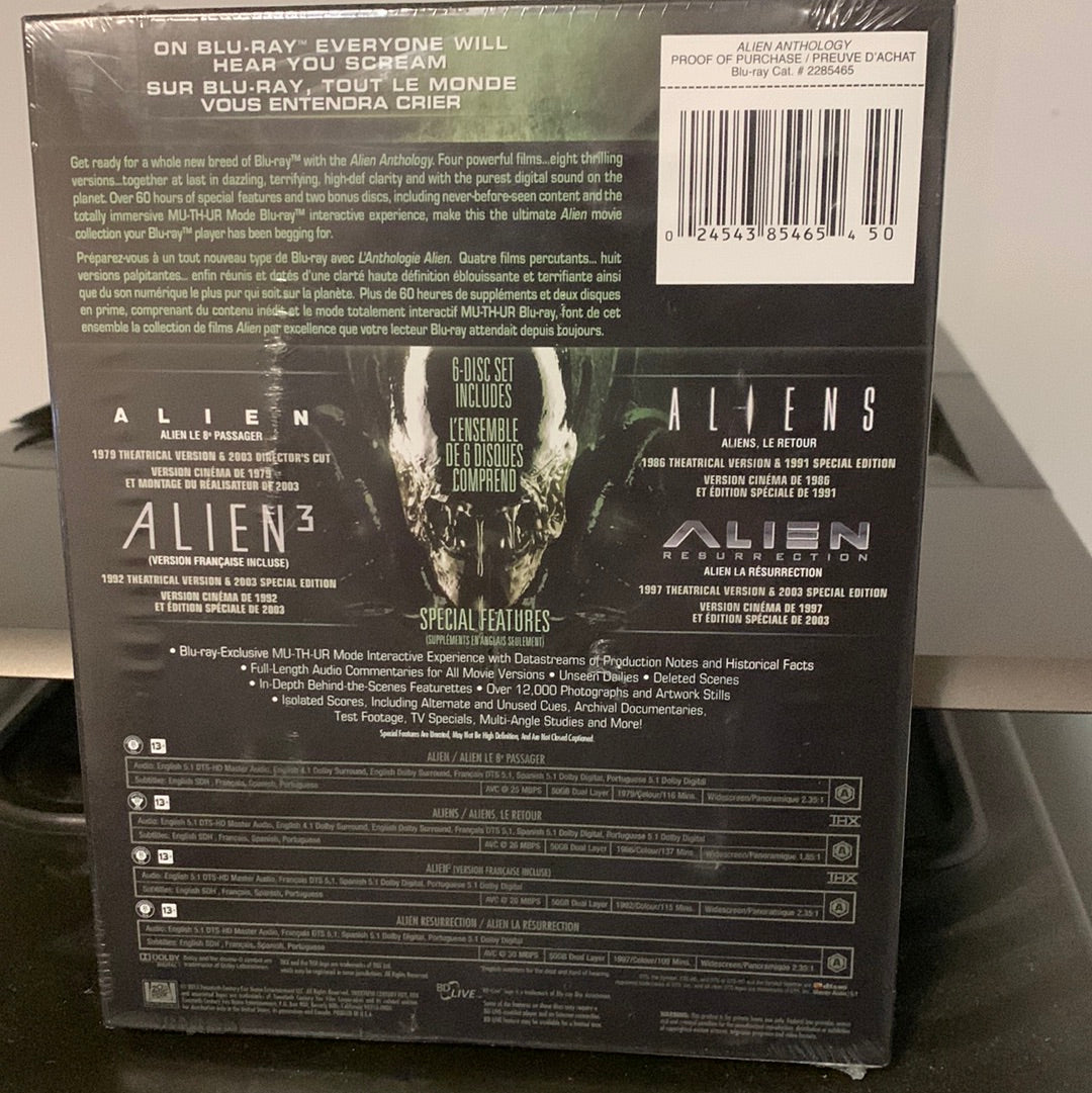 Alien (1979) & Aliens (1986) & Alien 3 (1992) & Alien: Resurrection (1997)