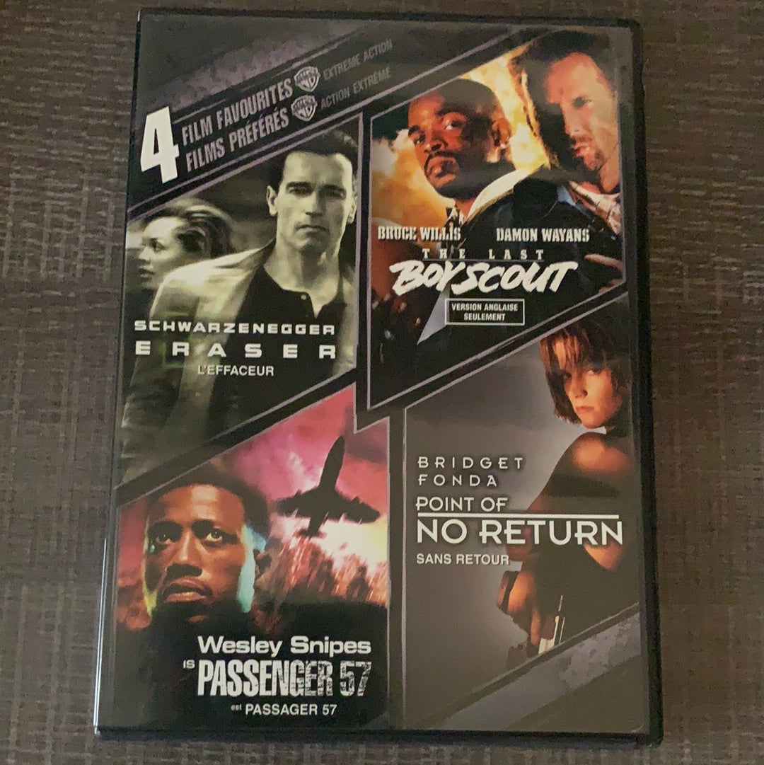 Eraser (1996) & The Last Boy Scout (1991) & Passenger 57 (1992) & Point of No Return (1993)