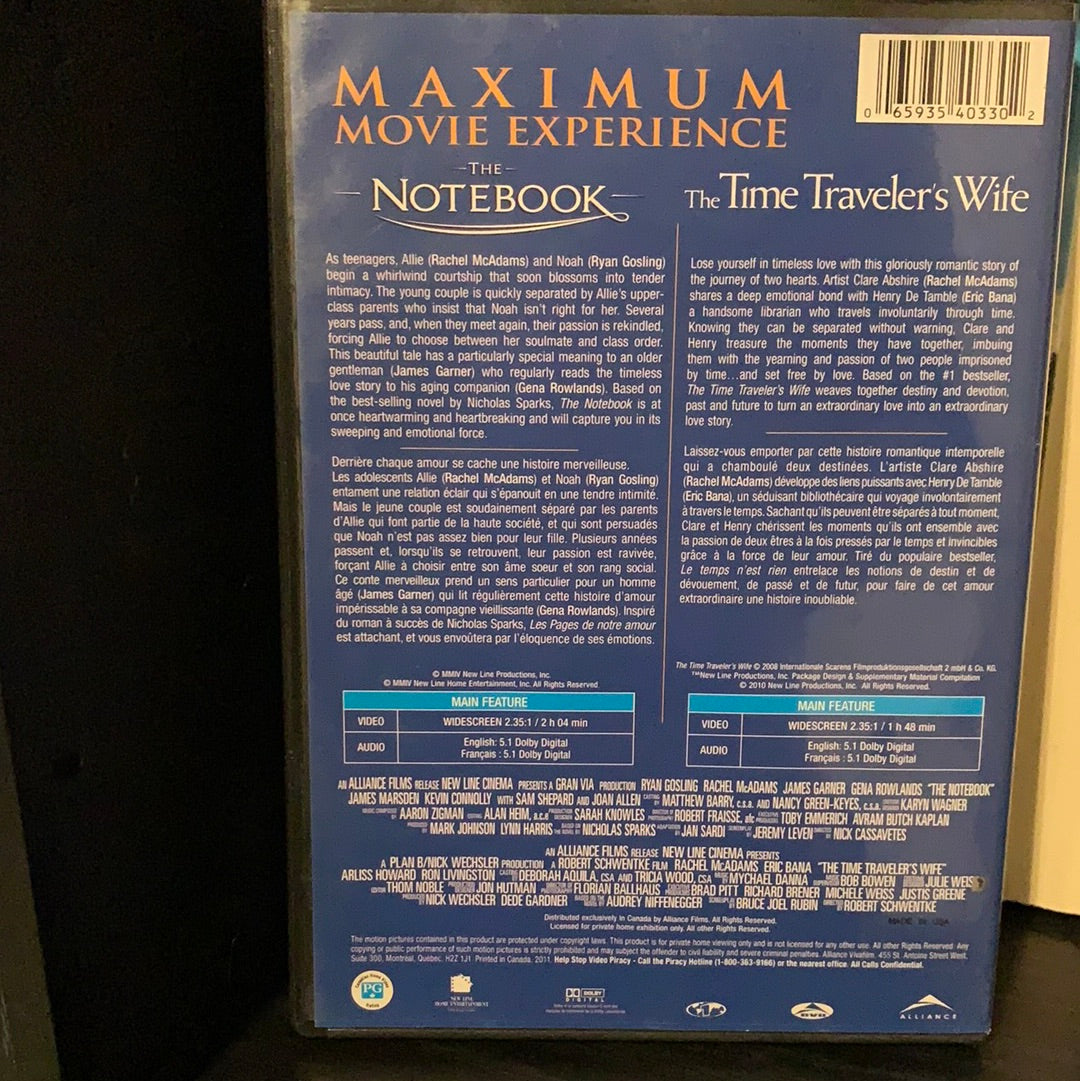 Notebook, The (2004) & The Time Traveler's Wife (2009)