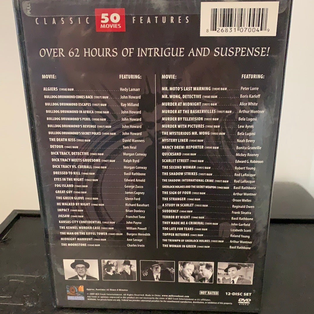 Mystery - 50 Movies Set - Classic Features