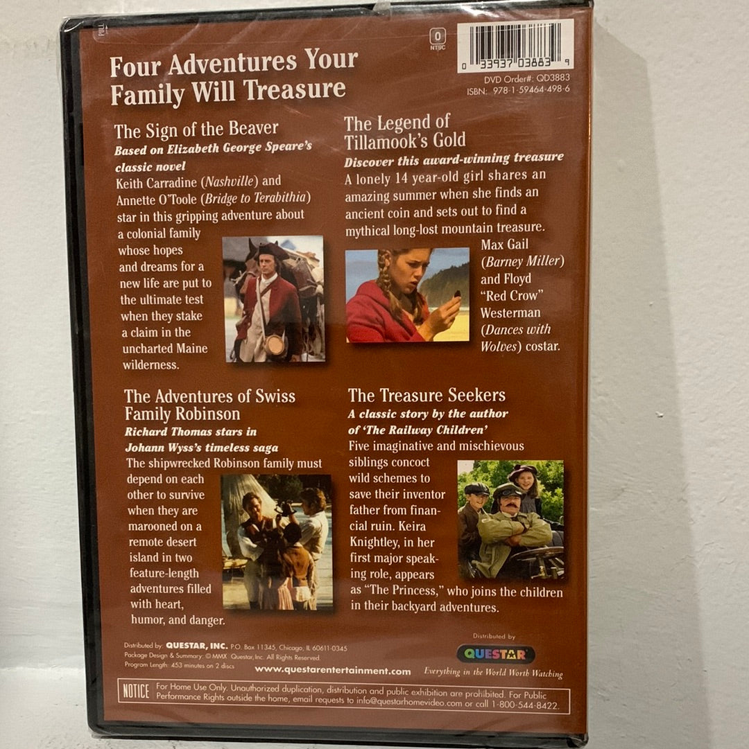 Sign of the Beaver, The (Keeping the Promise) (1997) & The Legend of Tillamook's Gold (2006) & The Adventures of Swiss Family Robinson (1998) & The Treasure Seekers (1996)