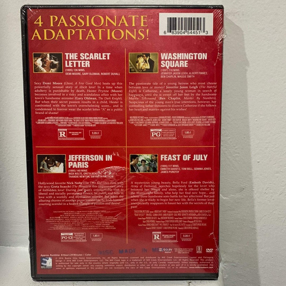 Scarlet Letter, The (1995) & Jefferson in Paris (1995) & Feast of July (1995) & Washington Square (1997)