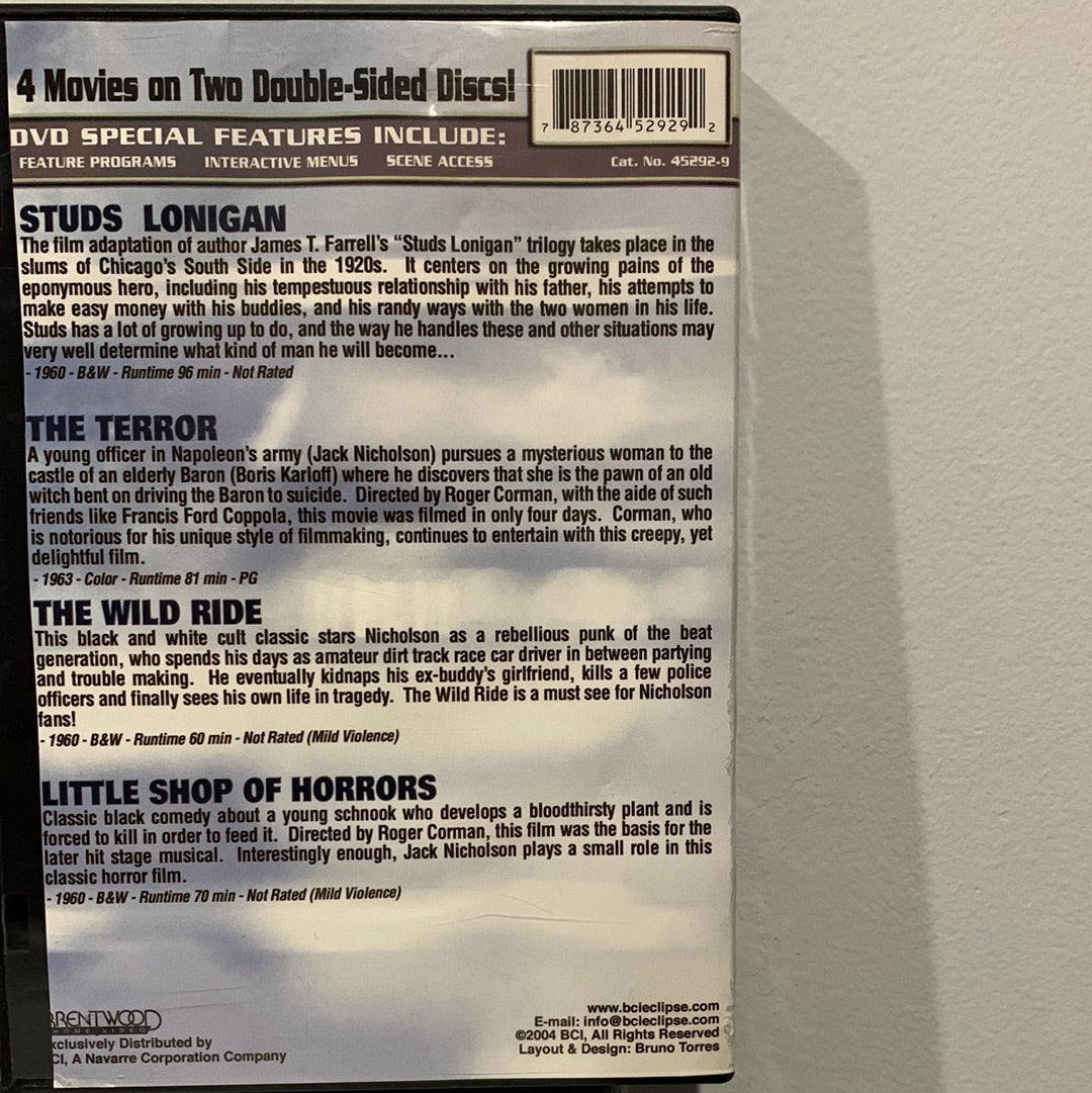 Studs Lonigan (1960) & The Terror (1963) & The Wild Ride (1960) & Little Shop of Horrors (1960)