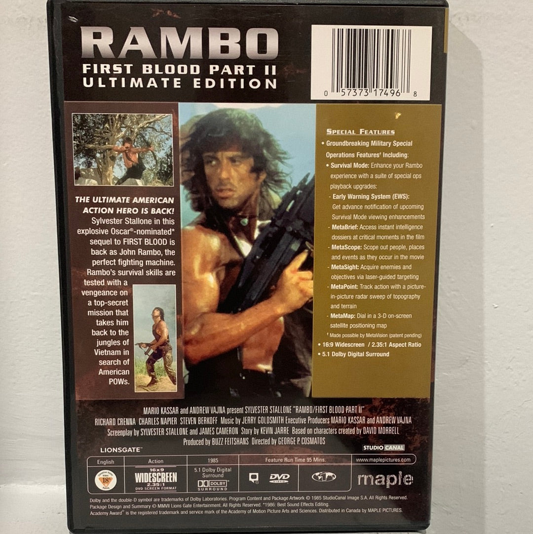 RAMBO: FIRST BLOOD PART II (1985)