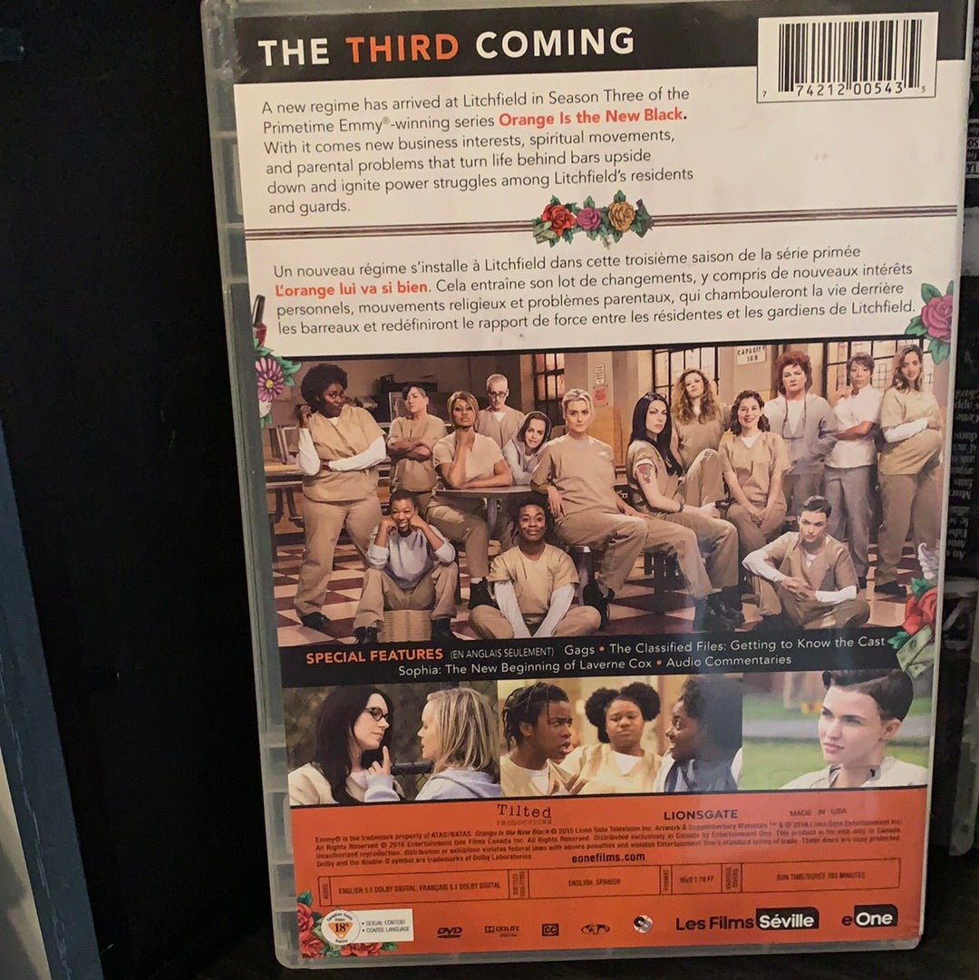 Orange Is the New Black: TV Series (2013-2019) - The Complete Third Season