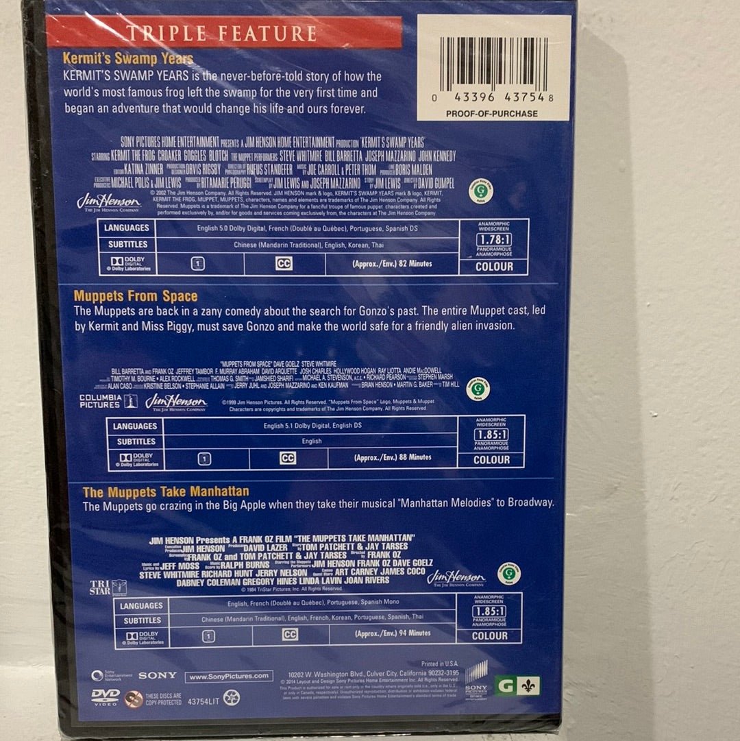 Kermit's Swamp Years (2002) & Muppets from Space (1999) & The Muppets Take Manhattan (1984)
