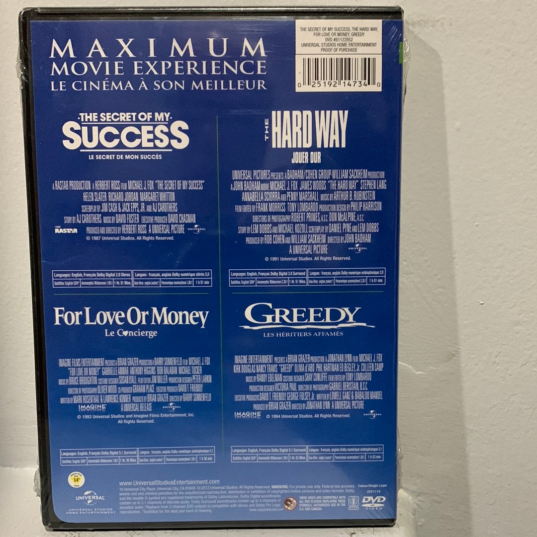 Secret of My Success, The (1987) & The Hard Way (1991) & For Love or Money (1993) & Greedy (1994)