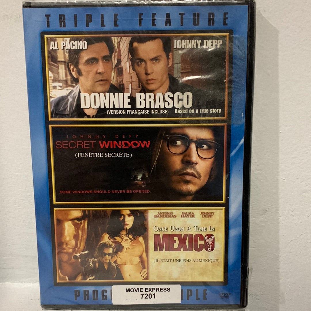 Donnie Brasco (1997) & Secret Window (2004) & Once Upon a Time in Mexico (2003)