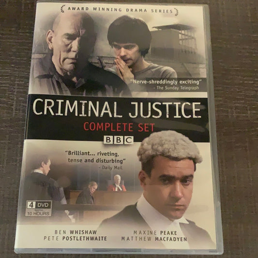 CRIMINAL JUSTICE COMPLETE SET (BBC) (TV Series 2008–2009)