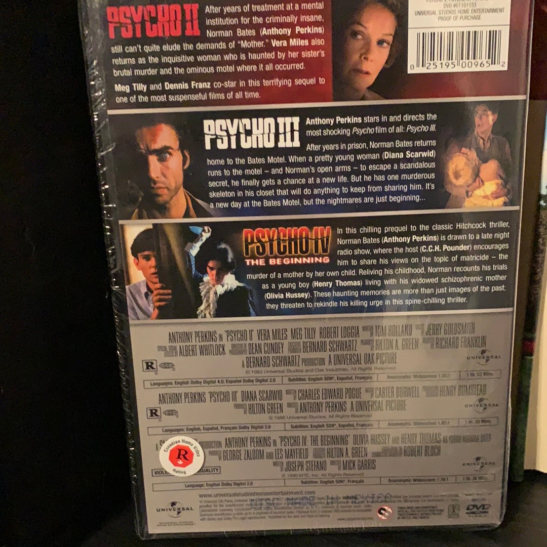 Psycho II (1983) & Psycho III (1986) & Psycho IV: The Beginning (1990)