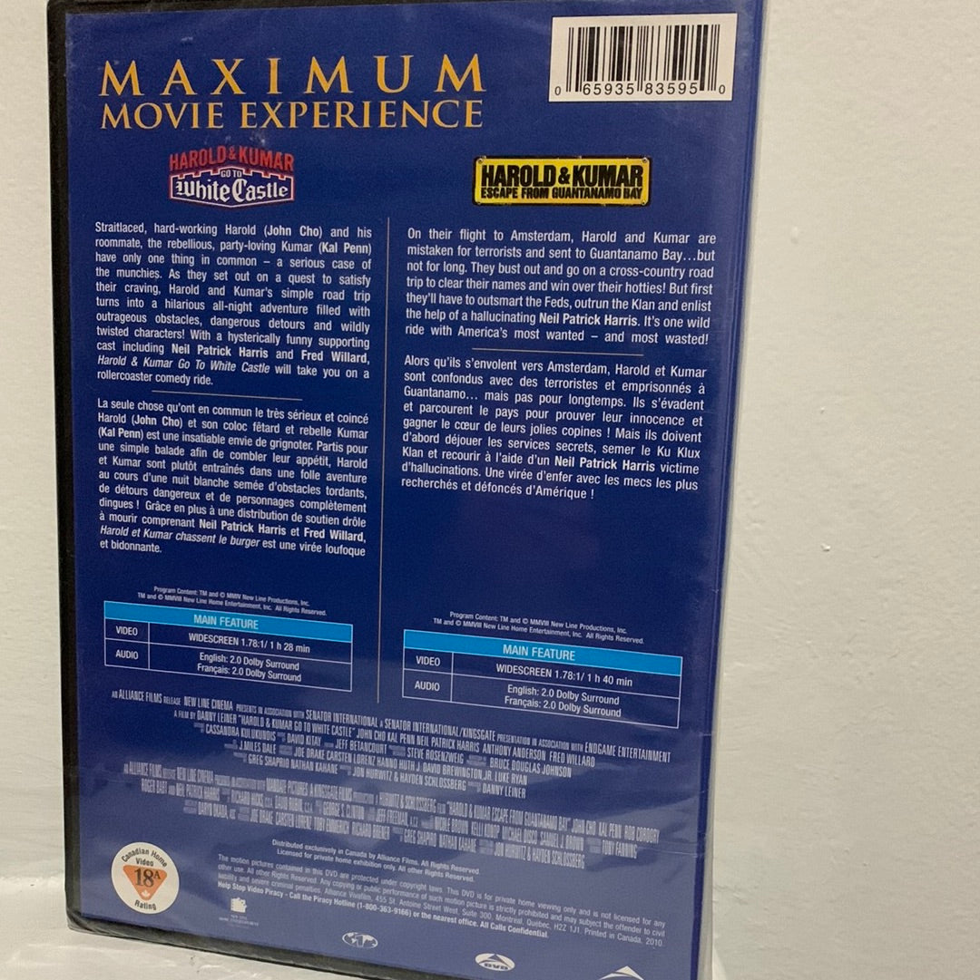 Harold & Kumar Go to White Castle (2004) & Harold & Kumar Escape from Guantanamo Bay (2008)