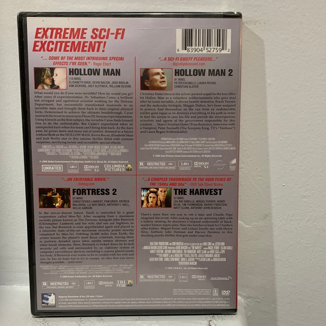 Hollow Man (2000) & Hollow Man II (2006) & Fortress 2: Re-Entry (2000) & The Harvest (1993)