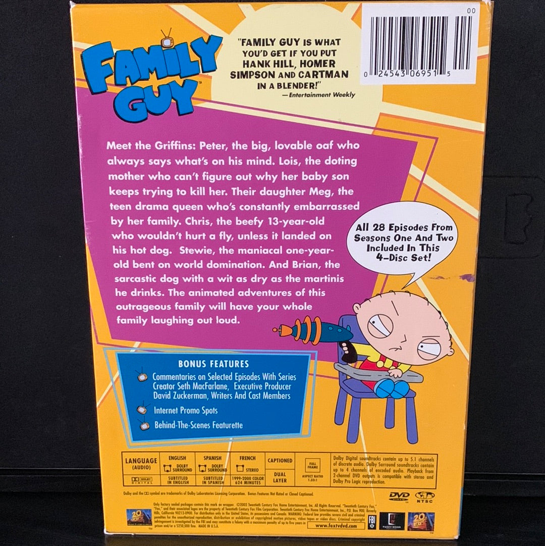 Family Guy: TV Series (1999 -     ) - The Complete Volume One (Seasons 1 & 2)