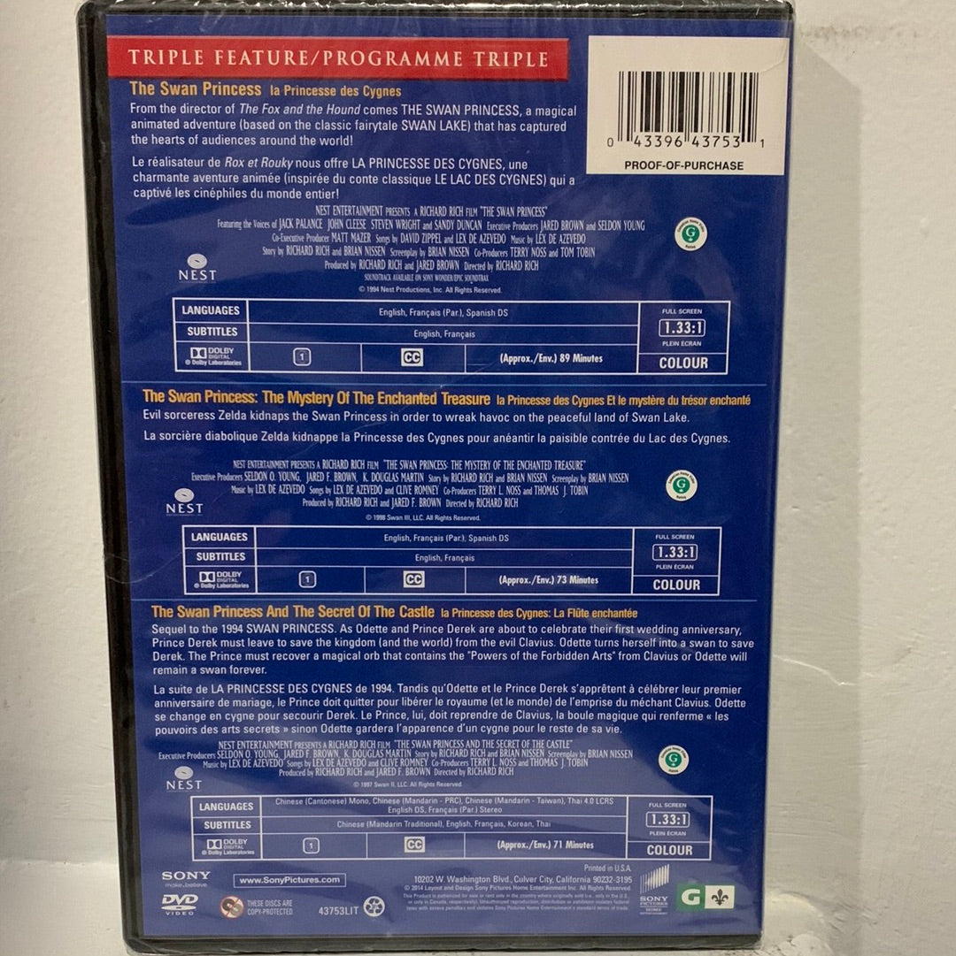 Swan Princess, The (1994) & The Swan Princess: The Mystery of the Enchanted Treasure (1998) & The Swan Princess and the Secret of the Castle (1997)